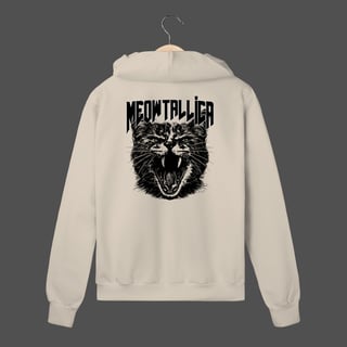 Nome do produto Moletom C/ Zíper Prime | Meowtallica