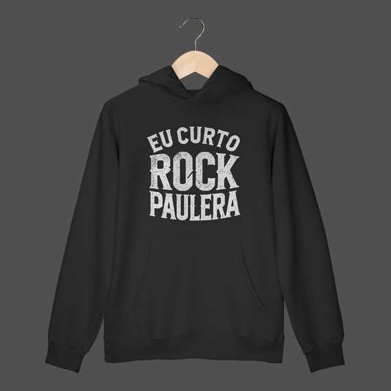 Moletom Canguru Prime | Eu Curto Rock Paulera
