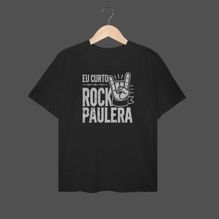 Nome do produto Camiseta Plus Size | Eu Curto Rock Paulera