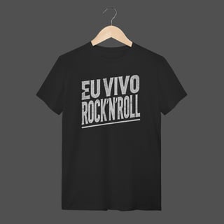 Nome do produto Camiseta Quality | Eu Vivo Rock'N'Roll