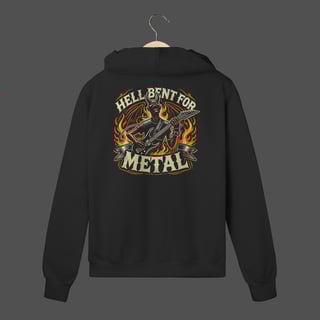 Nome do produto Moletom C/ Zíper Prime | Hell Bent For Metal