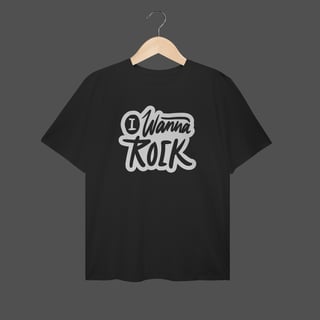 Nome do produto Camiseta Plus Size | I Wanna Rock
