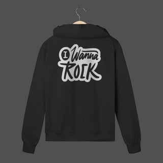 Nome do produto Moletom C/ Zíper Prime | I Wanna Rock