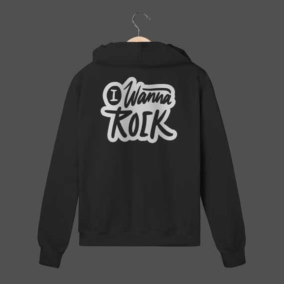 Moletom C/ Zíper Prime | I Wanna Rock