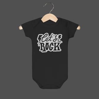 Nome do produto Body Infantil | Let's Rock