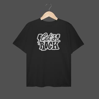 Nome do produto Camiseta Plus Size | Let's Rock