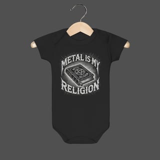 Nome do produto Body Infantil | Metal Is My Religion