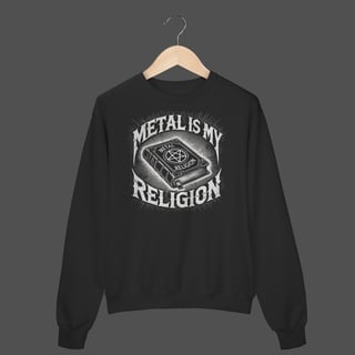 Nome do produto Moletom Fechado Prime | Metal Is My Religion