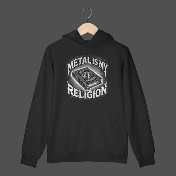 Moletom Canguru Prime | Metal Is My Religion