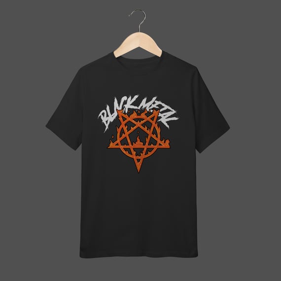 Camiseta Infantil (10 a 14) | Black Metal