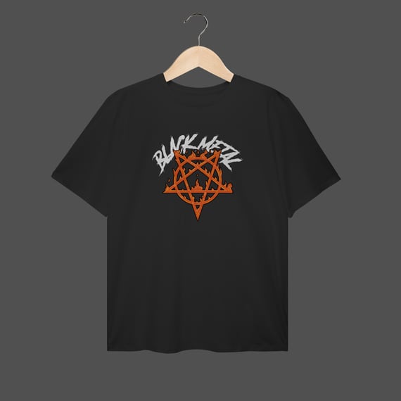 Camiseta Plus Size | Black Metal