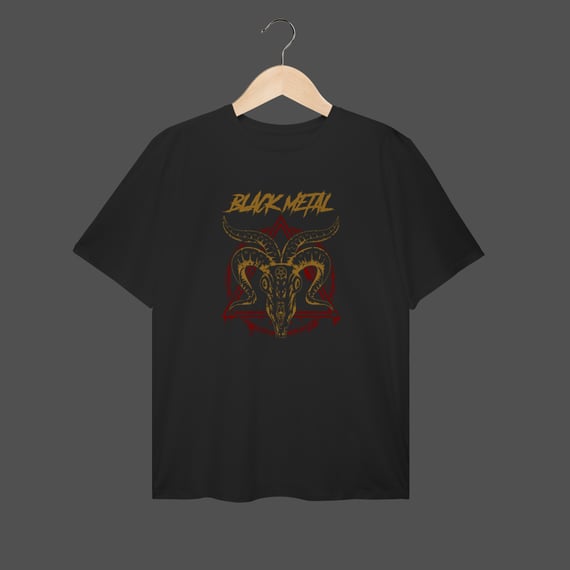 Camiseta Plus Size | Black Metal