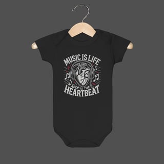 Nome do produto Body Infantil | Music Is Life