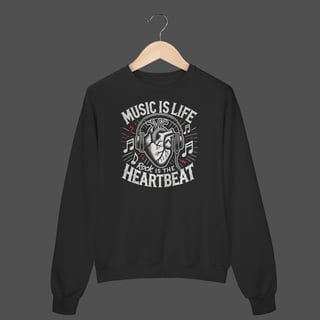 Nome do produto Moletom Fechado Prime | Music Is Life