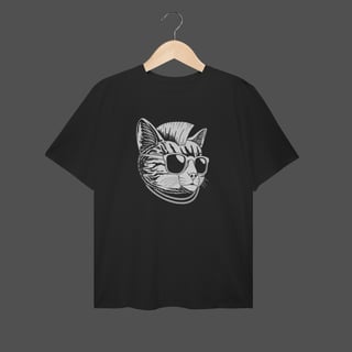 Nome do produto Camiseta Plus Size | Punk Cat