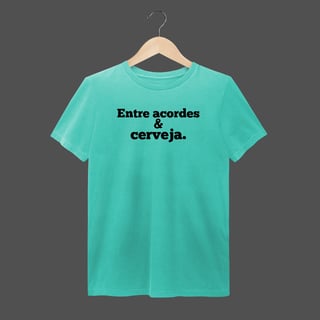 Nome do produto Camiseta Estonada | Entre acordes & cerveja.