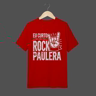 Nome do produto Camiseta Infantil (10 a 14) | Eu Curto Rock Paulera