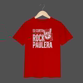 Nome do produto Camiseta Infantil (2 a 8) | Eu Curto Rock Paulera