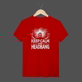 Nome do produto Camiseta Quality | Keep Calm And HeadBang
