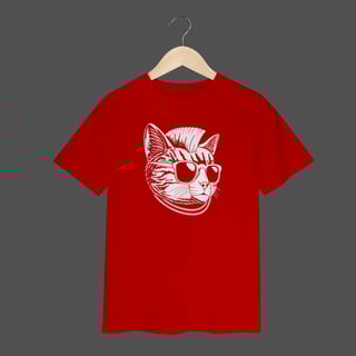Nome do produto Camiseta Infantil (2 a 8) | Punk Cat