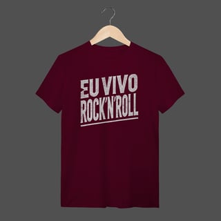 Nome do produto Camiseta Quality | Eu Vivo Rock'N'Roll