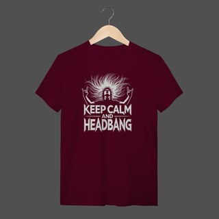 Nome do produto Camiseta Quality | Keep Calm And HeadBang