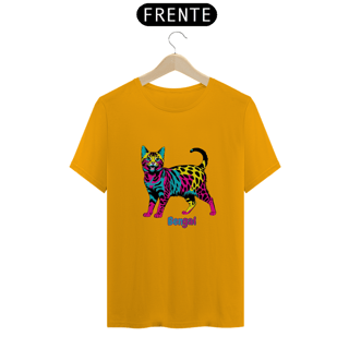 Nome do produto Camiseta Gato Bengal PopArt