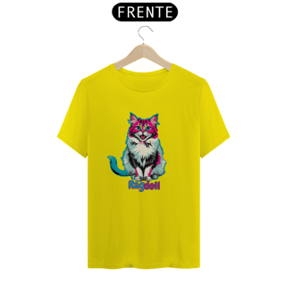 Nome do produto Camiseta Gato Ragdoll PopArt