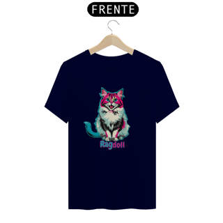 Nome do produto Camiseta Gato Ragdoll PopArt