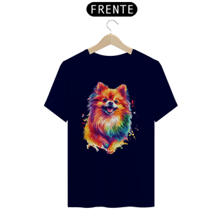 Nome do produto Camiseta Spitz Alemão aquarela