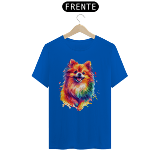 Nome do produto Camiseta Spitz Alemão aquarela