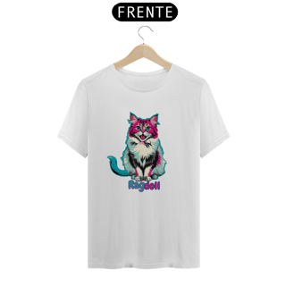 Nome do produto Camiseta Gato Ragdoll PopArt