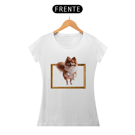 Baby Look Lulu da Pomerânia - Moldura