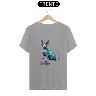 Nome do produto Camiseta Gato Sphynx PopArt