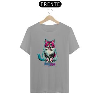 Nome do produto Camiseta Gato Ragdoll PopArt