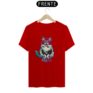 Nome do produto Camiseta Gato Ragdoll PopArt