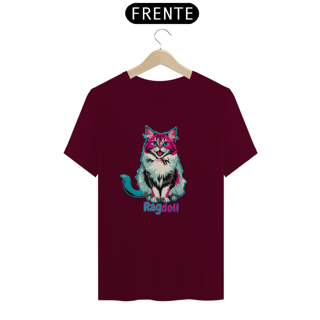 Nome do produto Camiseta Gato Ragdoll PopArt