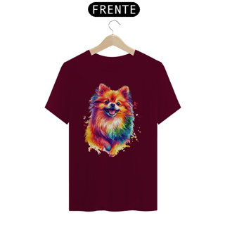 Nome do produto Camiseta Spitz Alemão aquarela