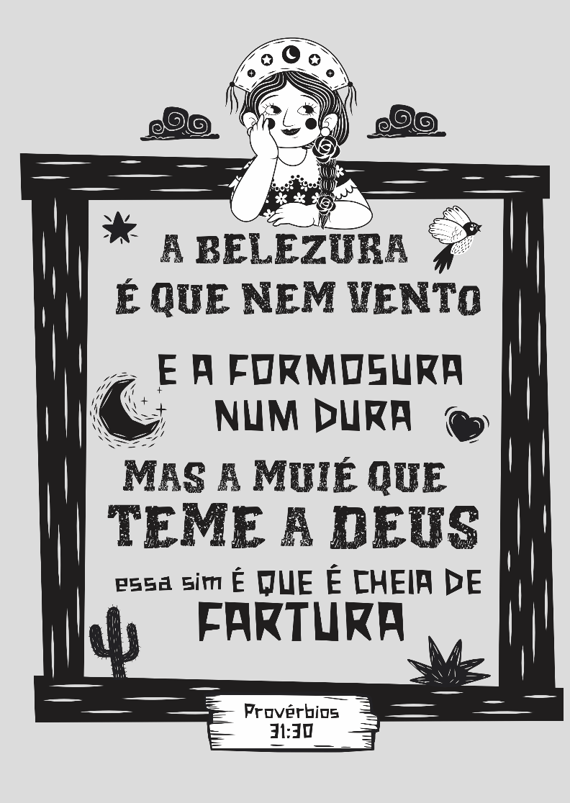 Provérbios 31:30 - Pôster