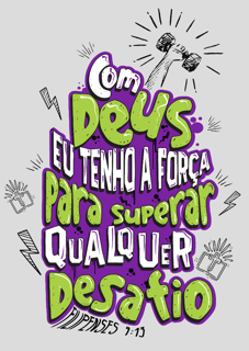 Nome do produto Filipenses 4:13 - Pôster