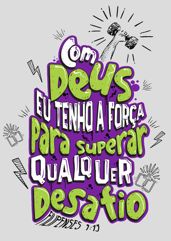 Filipenses 4:13 - Pôster
