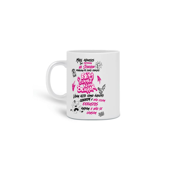 Isaias 40:31 - Caneca