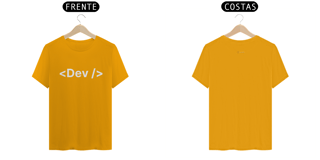 Nome do produto T-shirt Classic Dev