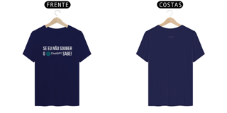 Nome do produto T-shirt Classic Chat GPT