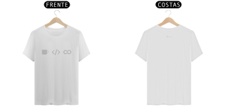 Nome do produto T-shirt Classic modelo 2 code coffee repeat