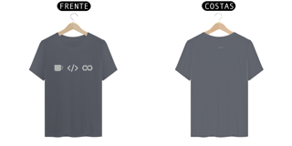 Nome do produto T-shirt Classic modelo 2 code coffee repeat