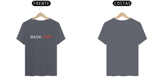 Nome do produto T-shirt Classic back-end