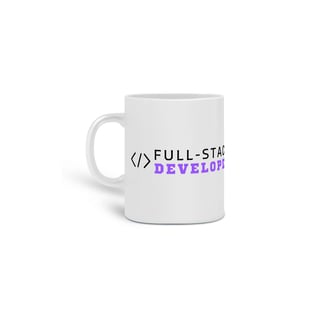 Nome do produto Caneca Full-Stack Developer