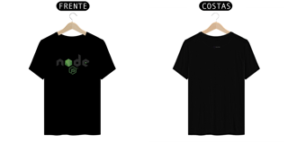 T-shirt Classic NodeJs Escura