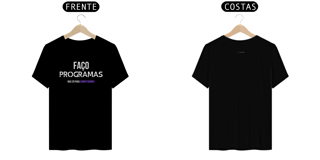 Nome do produto T-shirt roxo Classic faço programas mas..